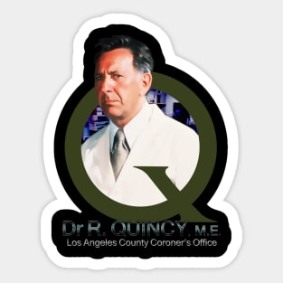 Dr Quincy ME Design Sticker